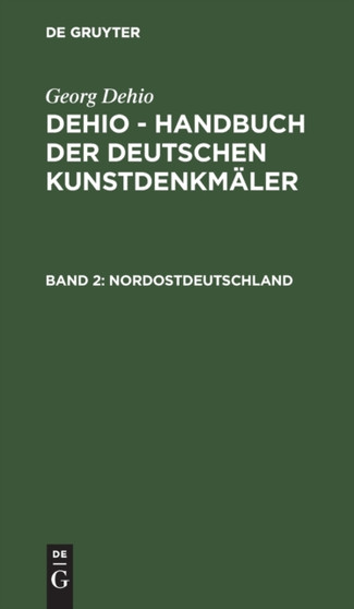 Nordostdeutschland by Georg Dehio - Hardback