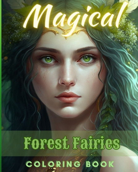 Magical Forest Fairies : A Coloring Book for Adults (Magical Creatures Collection) by Jolly Bern - Paperback