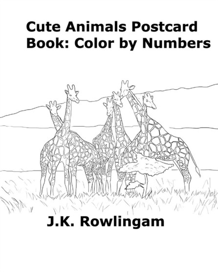 Cute Animals Postcard Book by J K Rowlingam - Paperback