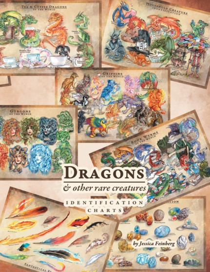 Dragons & Other Rare Creatures : Identification Charts by Jessica Feinberg - Paperback