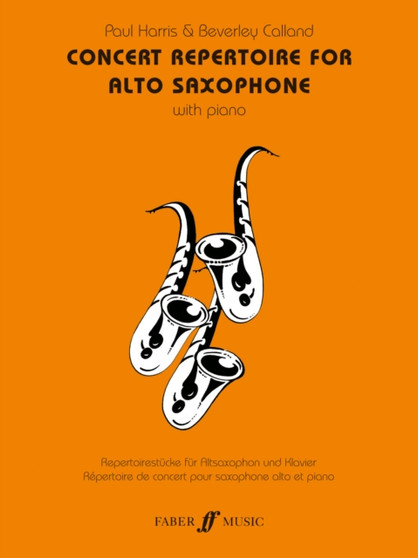 Concert Repertoire For Alto Saxophone by Beverley Calland - Paperback