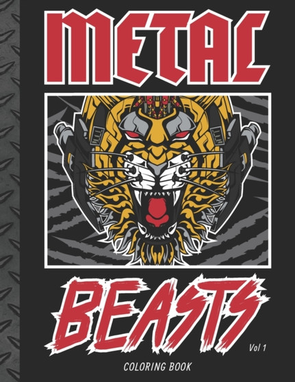 Metal Beasts : Coloring Book by Jane B Randal - Paperback