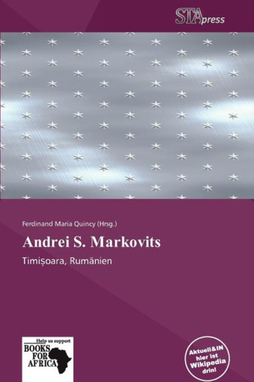 Andrei S. Markovits by Ferdinand Maria Quincy - Paperback