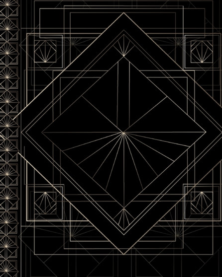 Decorated Gatsby Style Sketchbook - Blank : Gatsby Style Sketchbook by Mantablast - Paperback