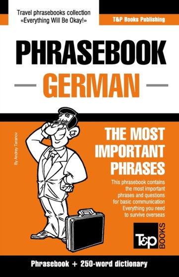 English-German phrasebook and 250-word mini dictionary : 129