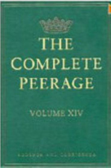 The Complete Peerage : Volume XIV