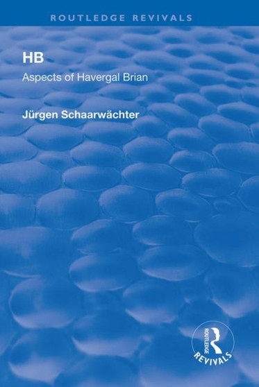 HB : Aspects of Harvergal Brian by Jurgen Schaarwachter - Paperback