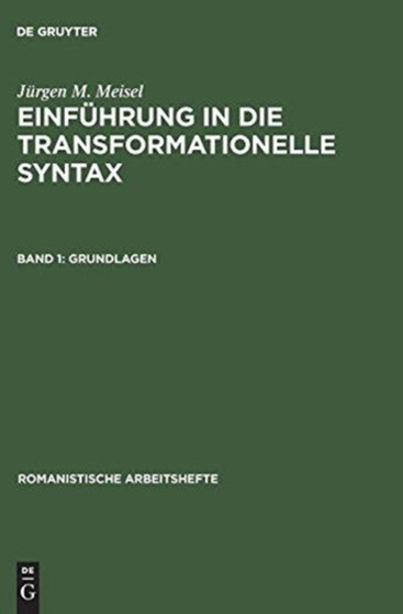 Einfuhrung in die transformationelle Syntax, Band 1, Grundlagen : 1