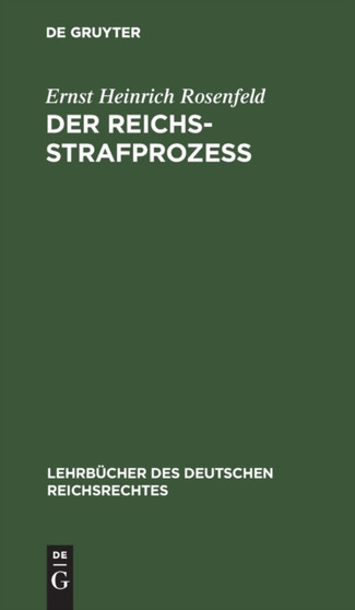 Der Reichs-Strafproze?? : 2