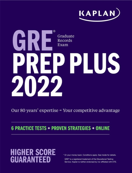 GRE Prep Plus 2022 : 6 Practice Tests + Proven Strategies + Online