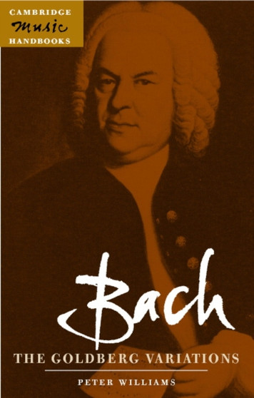 Bach: The Goldberg Variations by Peter Williams - Hardback