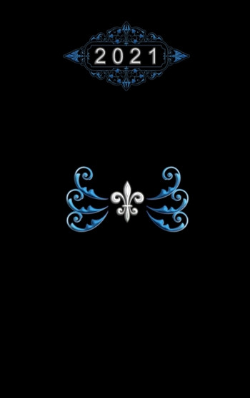 2021 Agenda : 12 Months Daily Planner Book with Tabs & Calendar on Each Page