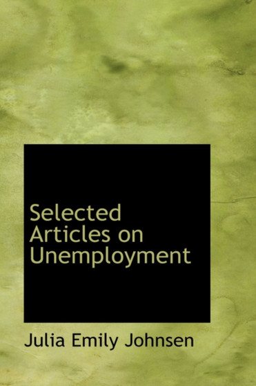 Selected Articles on Unemployment