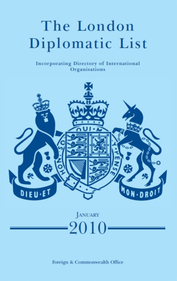 The London Diplomatic List : January 2010