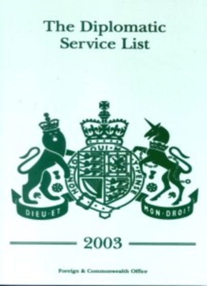 The Diplomatic Service List 2003