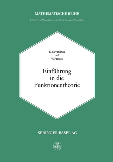 Einfuhrung in die Funktionentheorie : 30