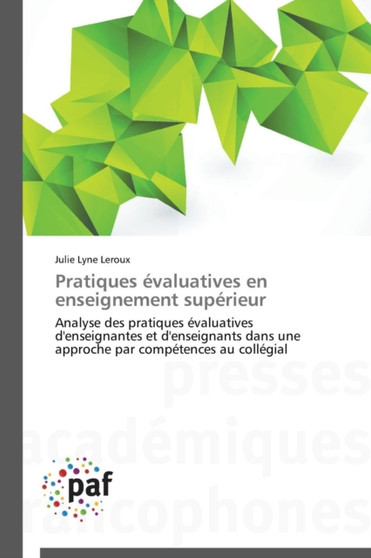 Pratiques Evaluatives En Enseignement Superieur