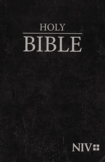 NIV Holy Bible, Giant Print, Paperback, Black
