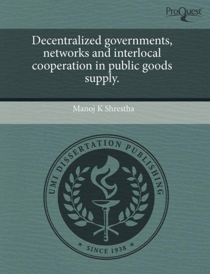 Decentralized Governments