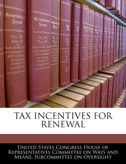Tax Incentives for Renewal