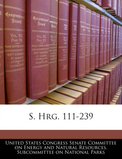 S. Hrg. 111-239