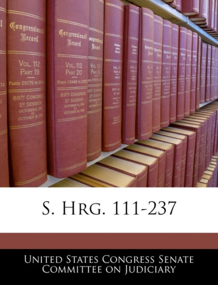 S. Hrg. 111-237