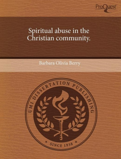 Spiritual Abuse in the Christian Community