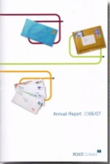 Postal Services Commission annual report 2006/07 : 2006-07 547