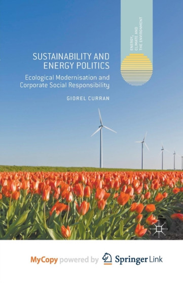Sustainability and Energy Politics : Ecological Modernisation and Corporate Social Responsibility
