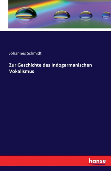 Zur Geschichte des Indogermanischen Vokalismus by Johannes Schmidt - Paperback