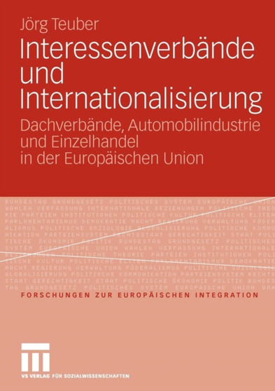 Interessenverbande und Internationalisierung : Dachverbande, Automobilindustrie und Einzelhandel in der Europaischen Union : 21