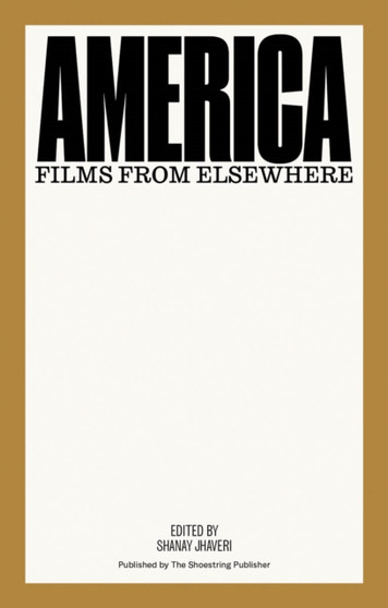 America: Films from Elsewhere by Shanay Jhaveri - Paperback