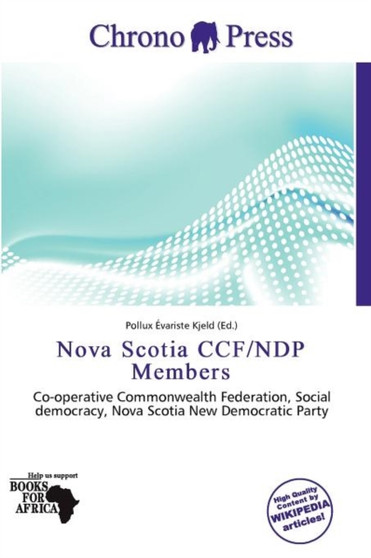 Nova Scotia Ccf/Ndp Members