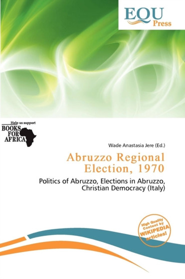 Abruzzo Regional Election, 1970