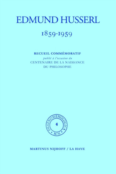 1859-1959. Recueil commemoratif publie a l'occasion du centenaire de la naissance du philosophe : 4