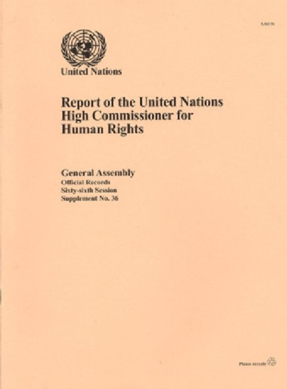 Report of the United Nations High Commissioner for Human Rights