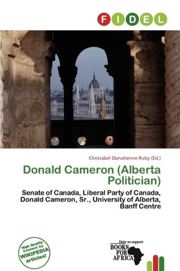 Donald Cameron (Alberta Politician)