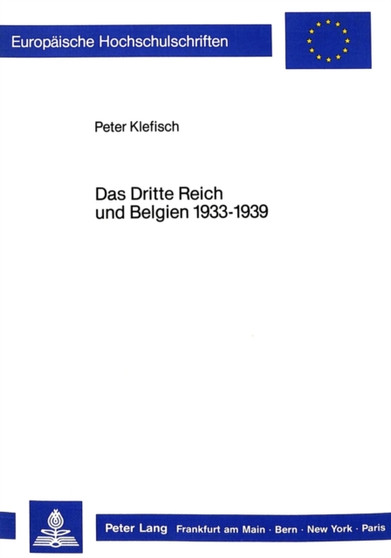 Das Dritte Reich und Belgien 1933-1939