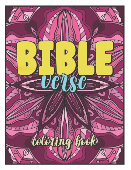 Bible Verse Coloring Book : Christian Coloring Books For Adults, Christian Mandala Coloring Book