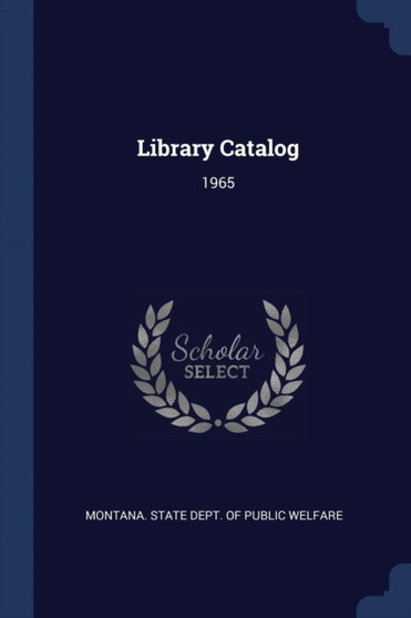 Library Catalog : 1965
