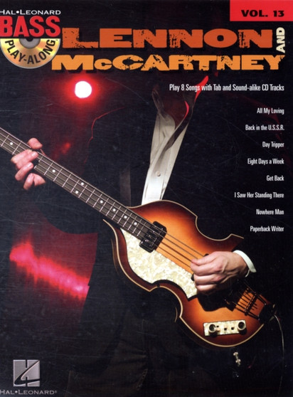 Hal Leonard Bass Playalong Volume 13 : Lennon And McCartney by John Lennon - Paperback