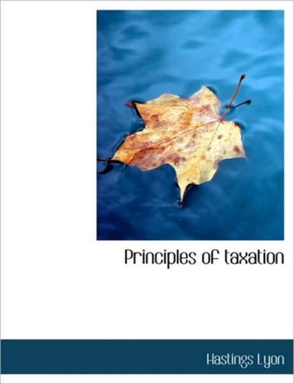 Principles of Taxation
