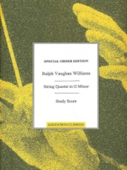 String Quartet in G Minor (Score) by Ralph Vaughan Williams - Paperback