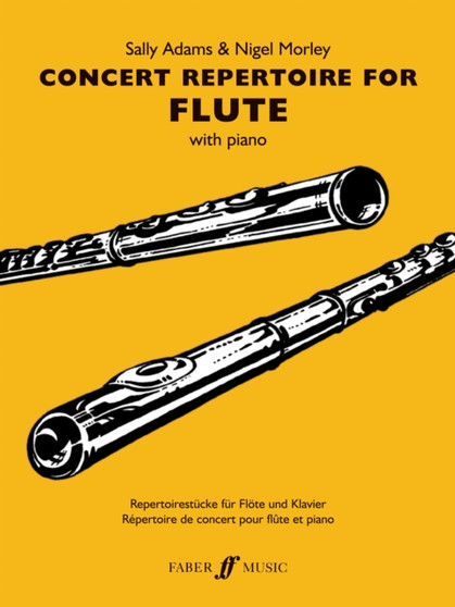 Concert Repertoire For Flute by Sally Adams - Paperback