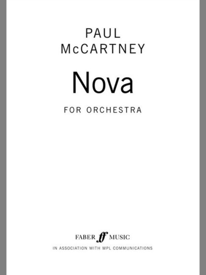 NOVA SCORE by PAUL MCCARTNEY - Paperback