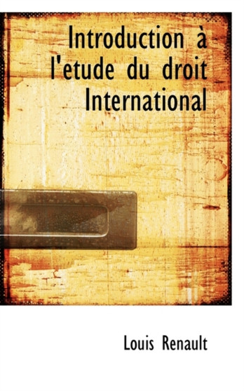 Introduction A L'Etude Du Droit International
