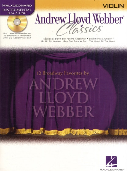 Instrumental Play-Along : Andrew Lloyd Webber Classics (Violin) by Andrew Lloyd Webber - Paperback