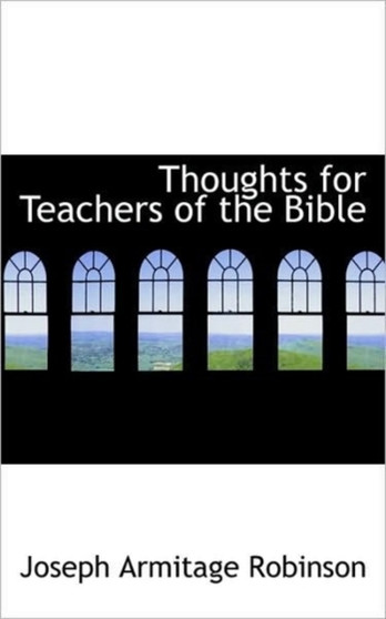 Thoughts for Teachers of the Bible