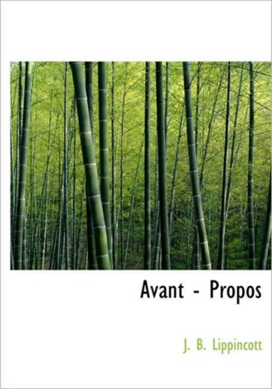 Avant - Propos