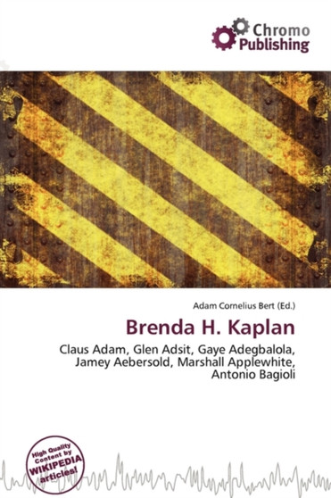 Brenda H. Kaplan by Adam Cornelius Bert - Paperback